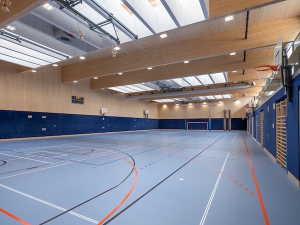 Neue Sporthalle in Leoben, Sporthalle