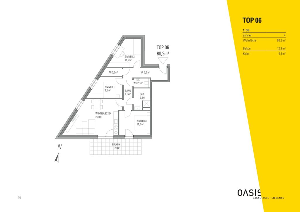 Grundriss Top 06 OASIS Casalgasse