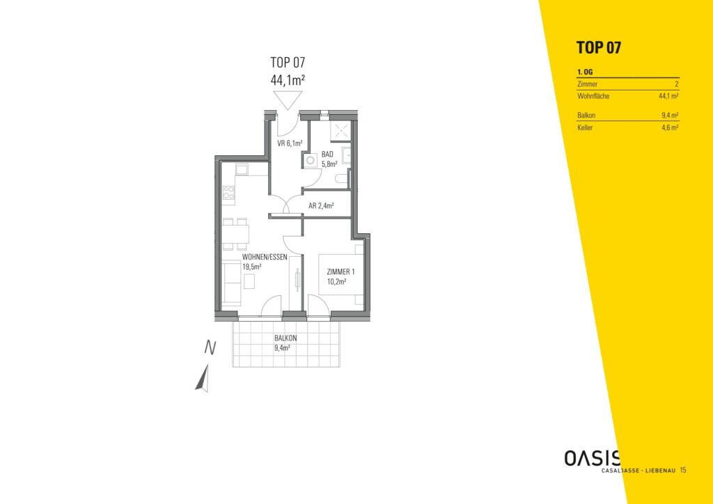 Grundriss Top 07 OASIS Casalgasse
